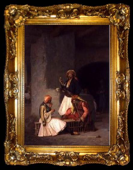 framed  unknow artist Arab or Arabic people and life. Orientalism oil paintings 350, ta009-2